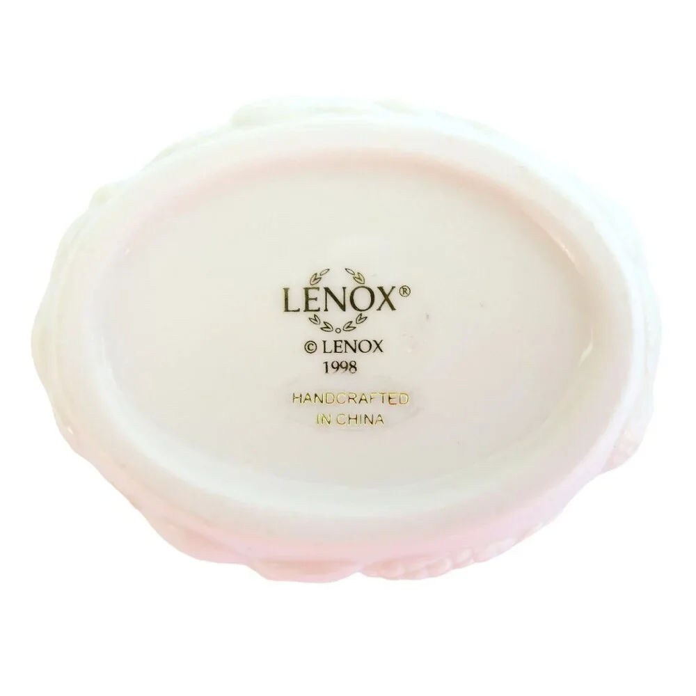Vintage‎ Lenox Ceramic Handcrafted Trinket Box